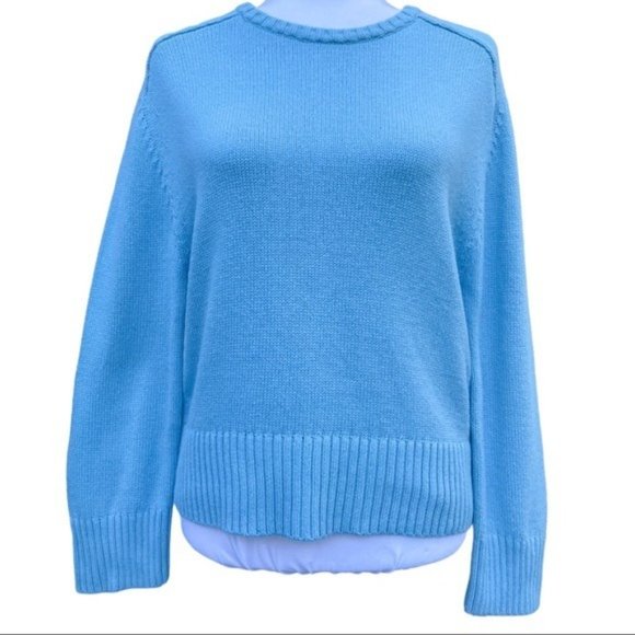 TREASURE & BOND Knit Crewneck Sweater - Milky Blue - NWT - Picture 2 of 4